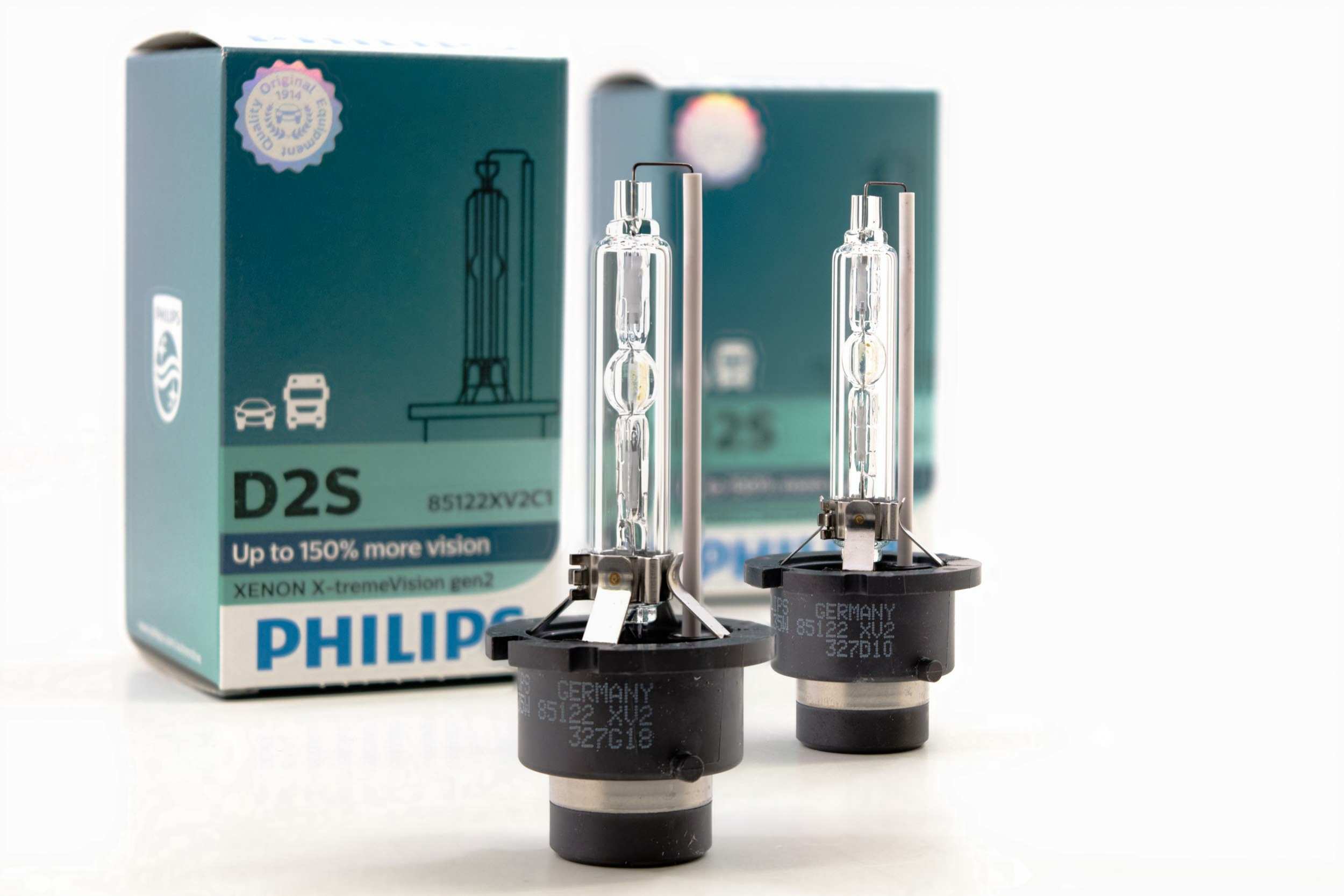 D2S 4800K HID Bulbs: Philips 85122 XV2 Xtreme Vision | HR B101